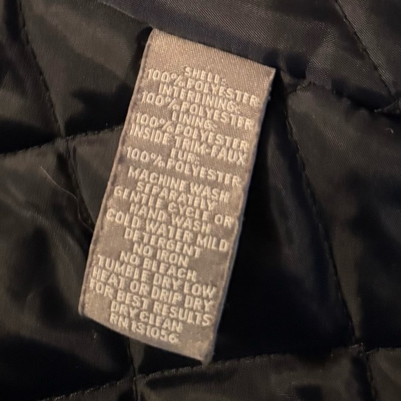 Valerie Stevens Navy Deep Blue Quilted Puffer Vest Hooded Preppy Classic Sz S - Picture 5 of 6